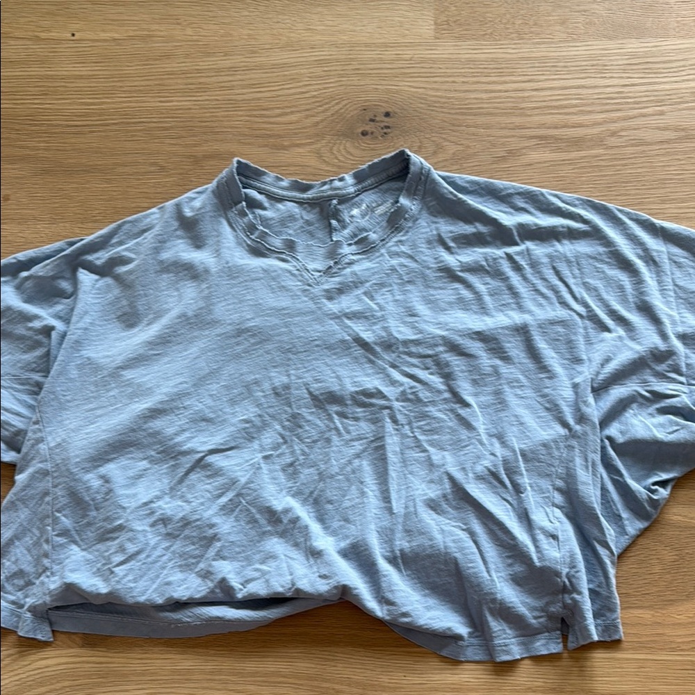 Aerie Blue Short Sleeve Tee